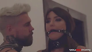 Hot BDSM Threesome w&sol; Helena Valentine and Suzie Rainbow